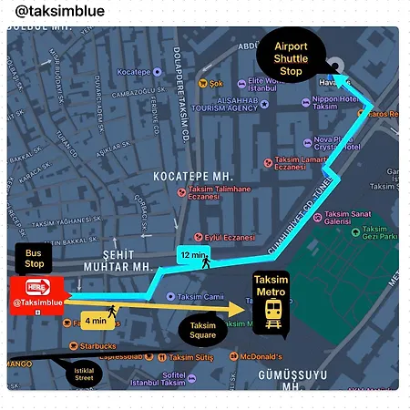 Taksim Blue דירה *